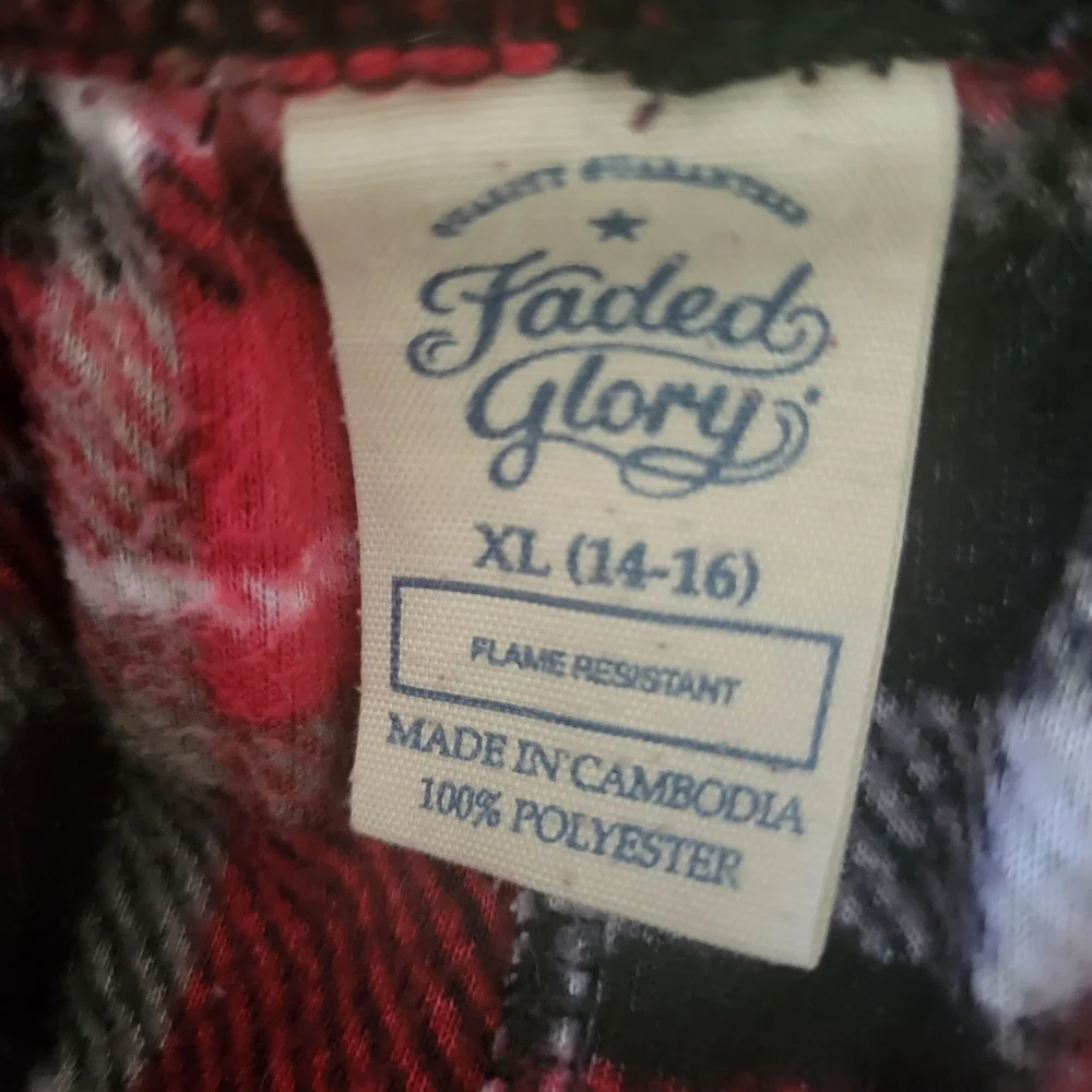 Faded Glory Fleece Lounge Pants sz XL